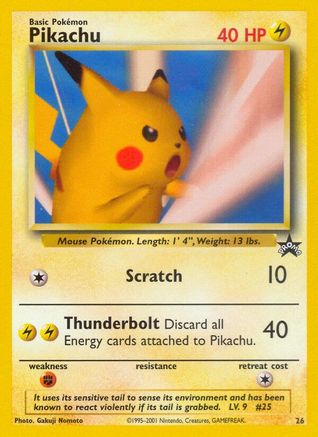 Pikachu (SNAP Promo) 026  WoTC Promo - Promo