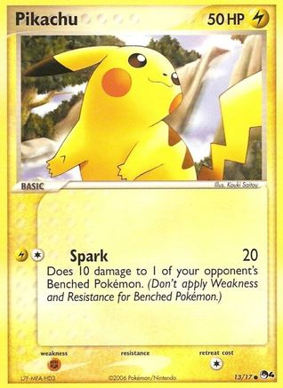 Pikachu 013/017  POP Series 4 - Common