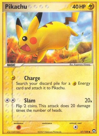 Pikachu 057  Power Keepers - Common