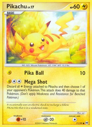 Pikachu 071  Arceus - Common