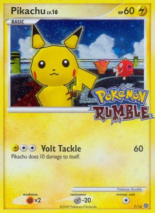 Pikachu  - Holofoil Rumble - Promo
