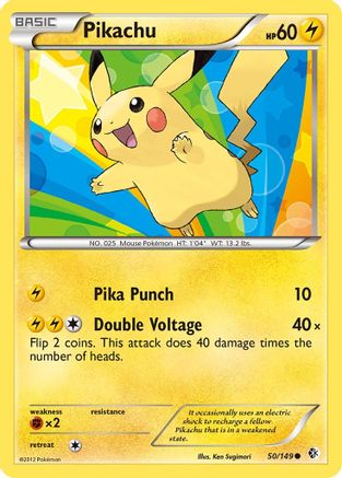 Pikachu 050  Boundaries Crossed - Common