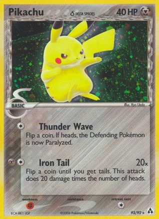 Pikachu (Delta Species)  - Holofoil Legend Maker - Secret Rare