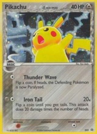 Pikachu (Delta Species) - 035 (Value Pack)  - Holofoil Nintendo Promos - Promo