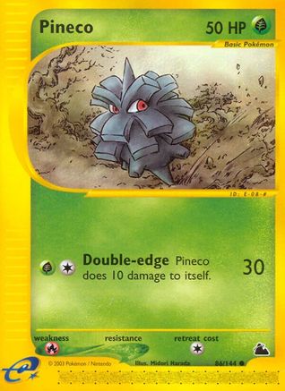 Pineco (86)  - Reverse Holofoil Skyridge - Common