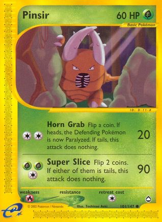 Pinsir  Aquapolis - Common