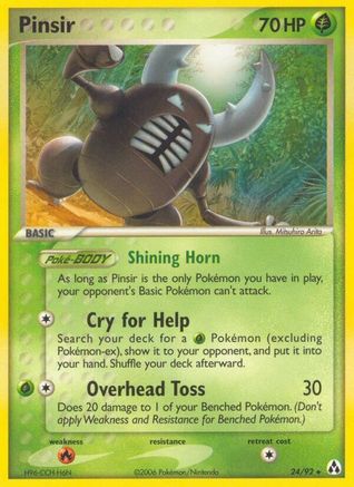Pinsir  - Reverse Holofoil Legend Maker - Rare