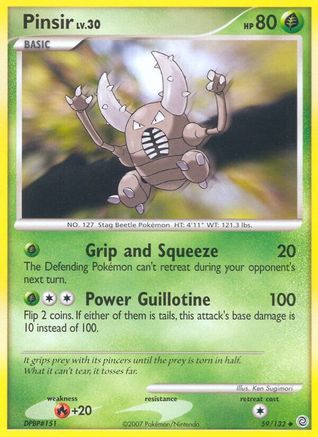 Pinsir  Secret Wonders - Uncommon
