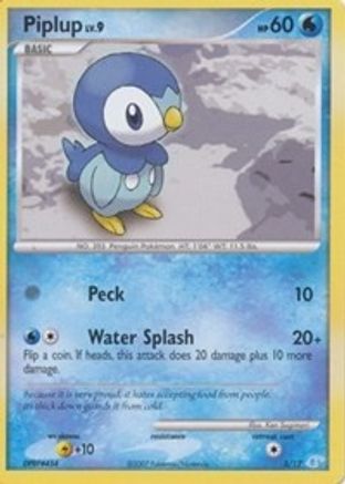 Piplup  DP Trainer Kit Manaphy & Lucario - Common