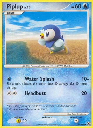 Piplup (71) (71) 071  Majestic Dawn - Common