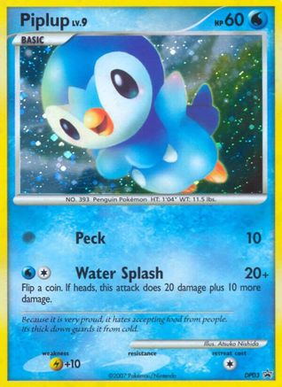 Piplup - DP03  - Holofoil Diamond and Pearl Promos - Promo