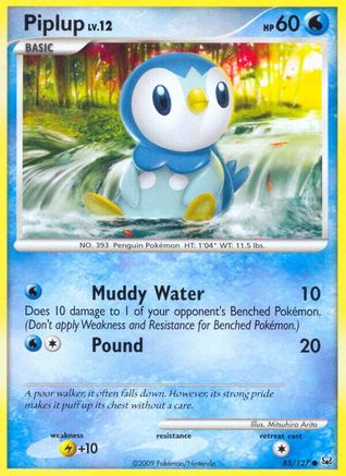 Piplup/127  Platinum - Common