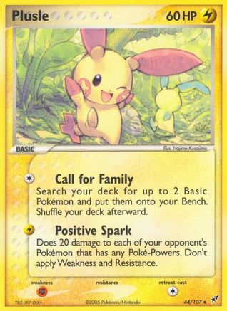 Plusle  Deoxys - Uncommon