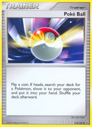 Poke Ball  Platinum - Uncommon