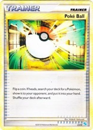 Poke Ball (Gyarados)  HGSS Trainer Kit Gyarados & Raichu - Common