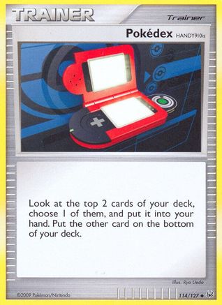 Pokedex HANDY910is 114/127  - Reverse Holofoil Platinum - Uncommon