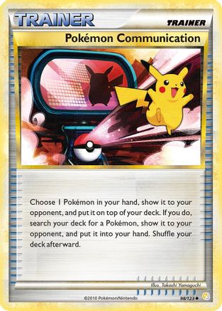 Pokemon Communication 098  HeartGold SoulSilver - Uncommon