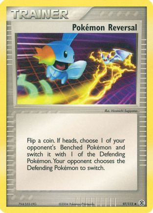 Pokemon Reversal  - Reverse Holofoil FireRed & LeafGreen - Uncommon