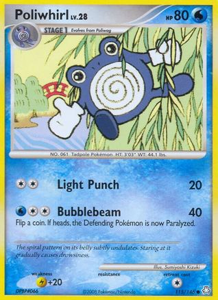 Poliwhirl  - Reverse Holofoil Legends Awakened - Common