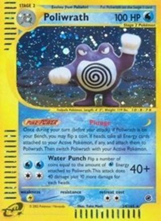 Poliwrath (24)  - Holofoil Expedition - Holo Rare