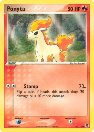 Ponyta 076/112  FireRed & LeafGreen - Common