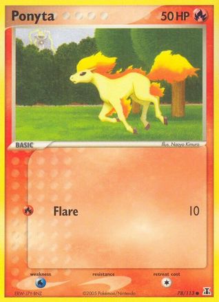 Ponyta 078  Delta Species - Common