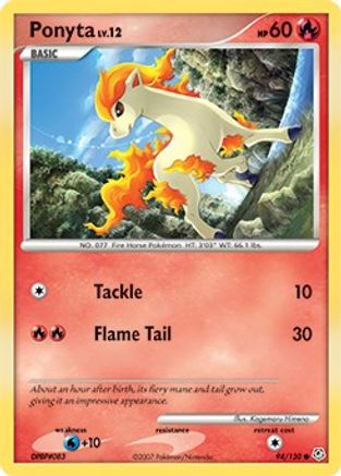 Ponyta 094  Diamond and Pearl - Common