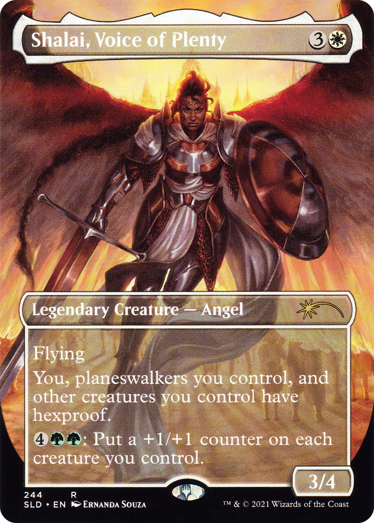 Shalai, Voice of Plenty (SLD-244) - Secret Lair Drop (Borderless)