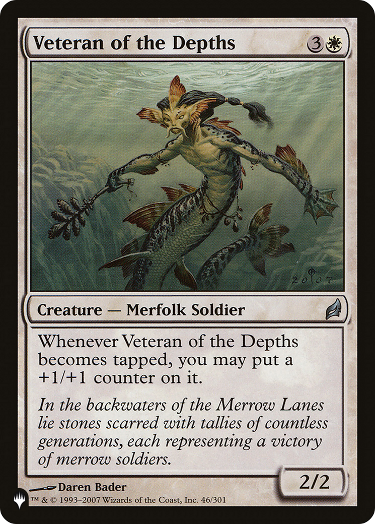 Veteran of the Depths (LIST-46/301) - The List