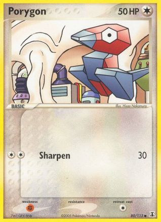 Porygon 080  Delta Species - Common