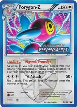 Porygon-Z (Team Plasma) - BW84 (Prerelease)  - Holofoil Black and White Promos - Promo