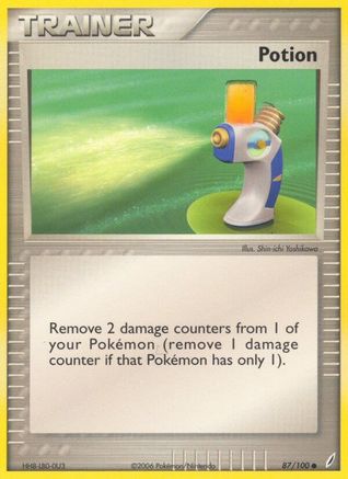Potion 087  - Reverse Holofoil Crystal Guardians - Common