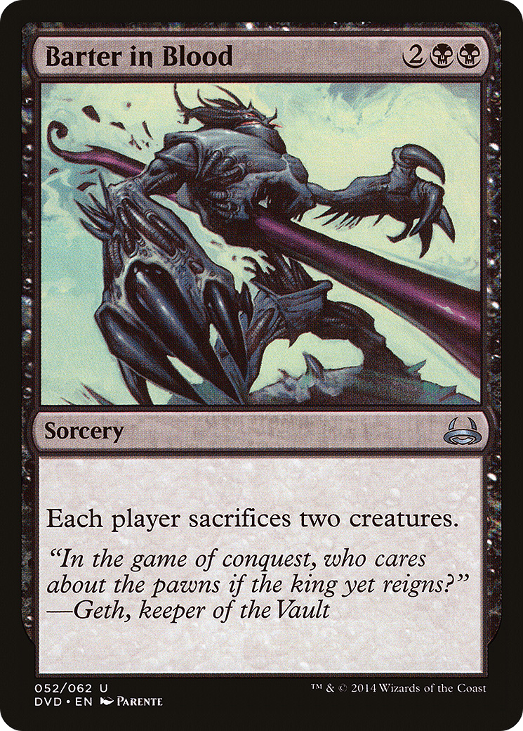 Barter in Blood (DD3-052) - Duel Decks Anthology: Divine vs. Demonic