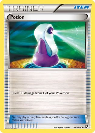 Potion 100/114  - Reverse Holofoil Black and White - Common