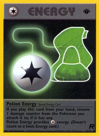 Potion Energy 082  - 1st Edition Team Rocket - Uncommon