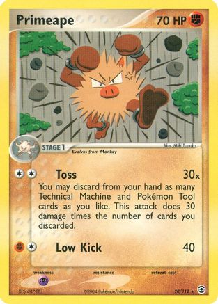 Primeape/112  FireRed & LeafGreen - Rare