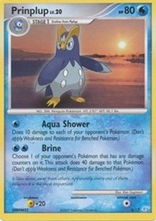 Prinplup  DP Trainer Kit Manaphy & Lucario - Common