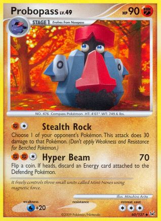 Probopass  - Reverse Holofoil Platinum - Uncommon