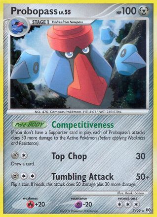 Probopass 007  - Reverse Holofoil Arceus - Holo Rare
