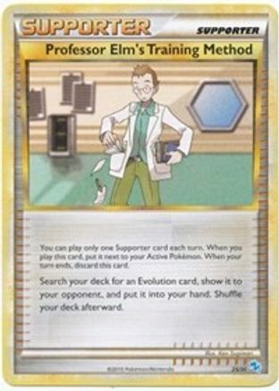 Professor Elm's Training Method  HGSS Trainer Kit Gyarados & Raichu - Common