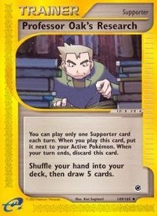 Professor Oak's Research 149  - Reverse Holofoil Expedition - Uncommon