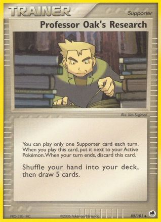 Professor Oak's Research  - Reverse Holofoil Dragon Frontiers - Uncommon