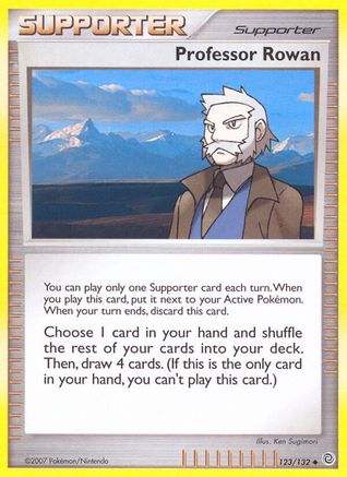 Professor Rowan  - Reverse Holofoil Secret Wonders - Uncommon