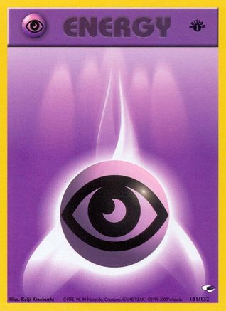 Psychic Energy 131  - 1st Edition Gym Heroes - Common