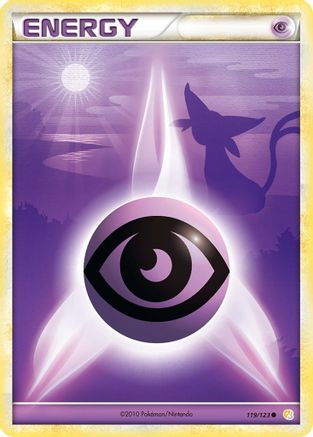 Psychic Energy 119  - Reverse Holofoil HeartGold SoulSilver - Common