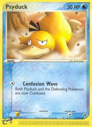 Psyduck 073  - Reverse Holofoil Sandstorm - Common