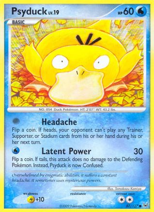 Psyduck 087  Platinum - Common