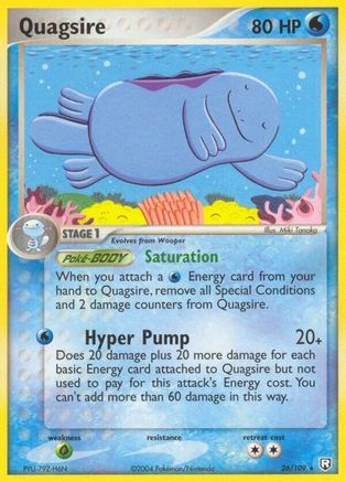 Quagsire 026  Team Rocket Returns - Rare
