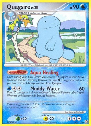 Quagsire  - Reverse Holofoil Secret Wonders - Uncommon
