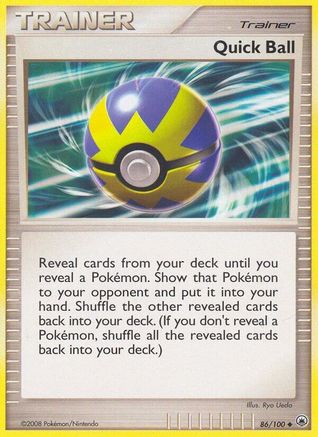 Quick Ball 086  - Reverse Holofoil Majestic Dawn - Uncommon